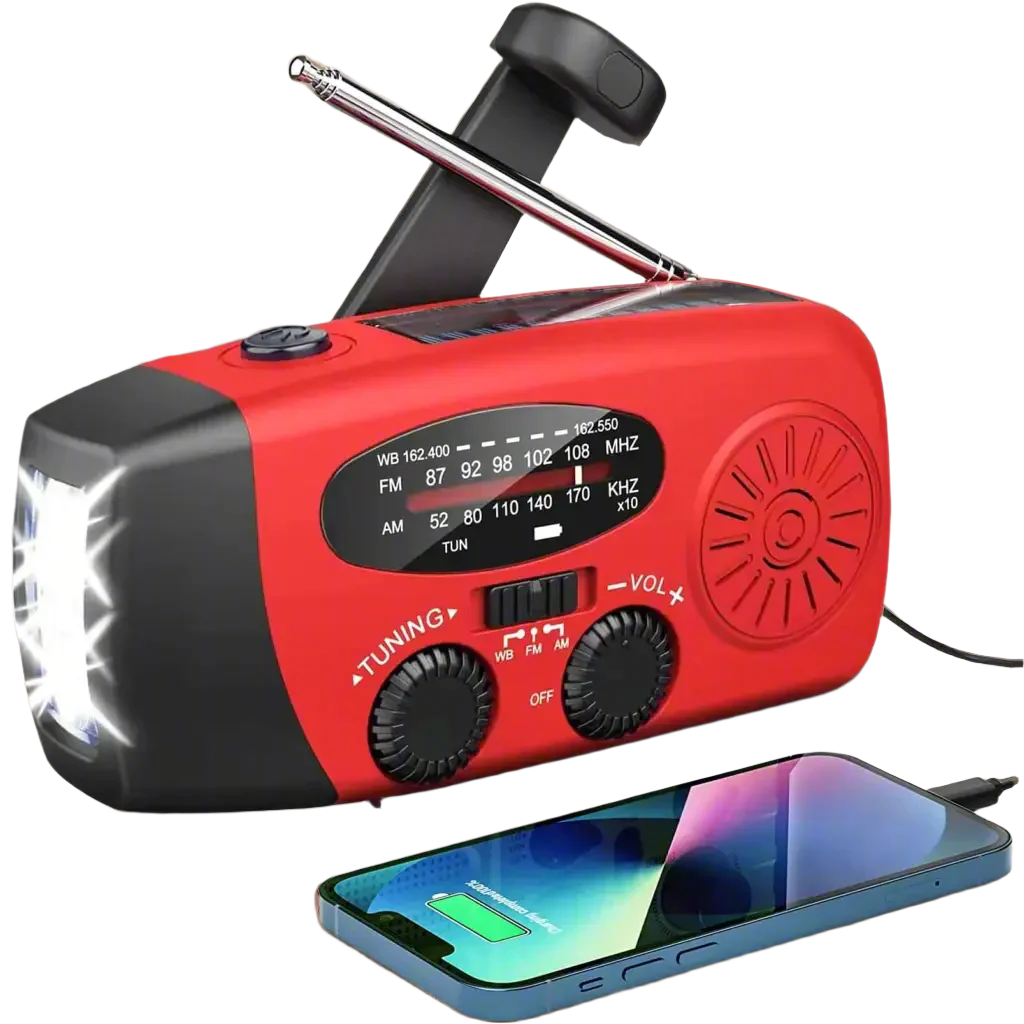 RescueReady - Radio d'Urgence Compacte Charge USB