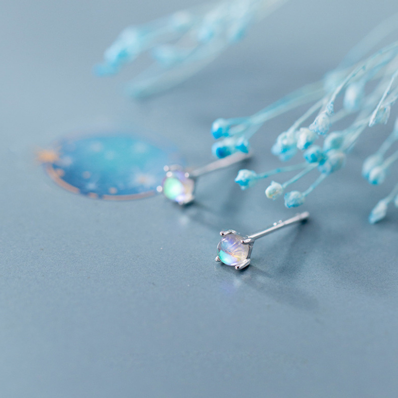 Leila - Boucles d'oreilles perle de l'océan