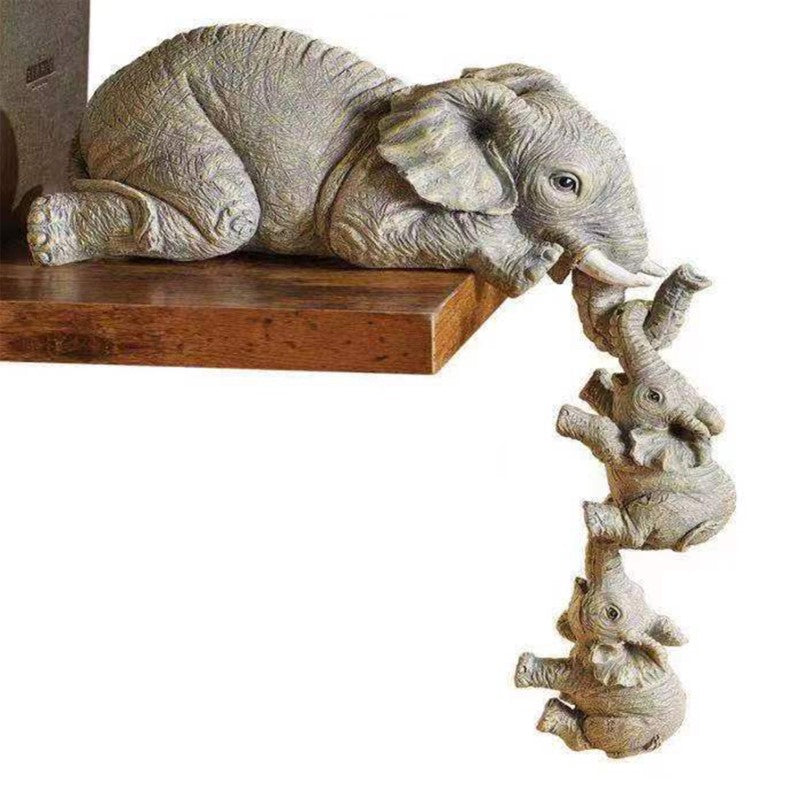 ElephantCharm Decor - Éléphant Décoratif Accrocheur