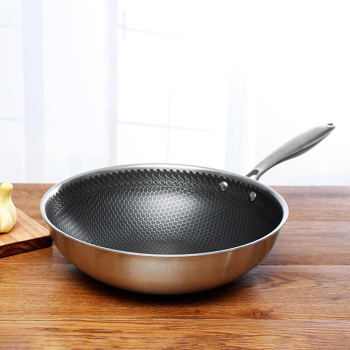 ProCook Elite - Poêle Inox Antiadhésive Durable