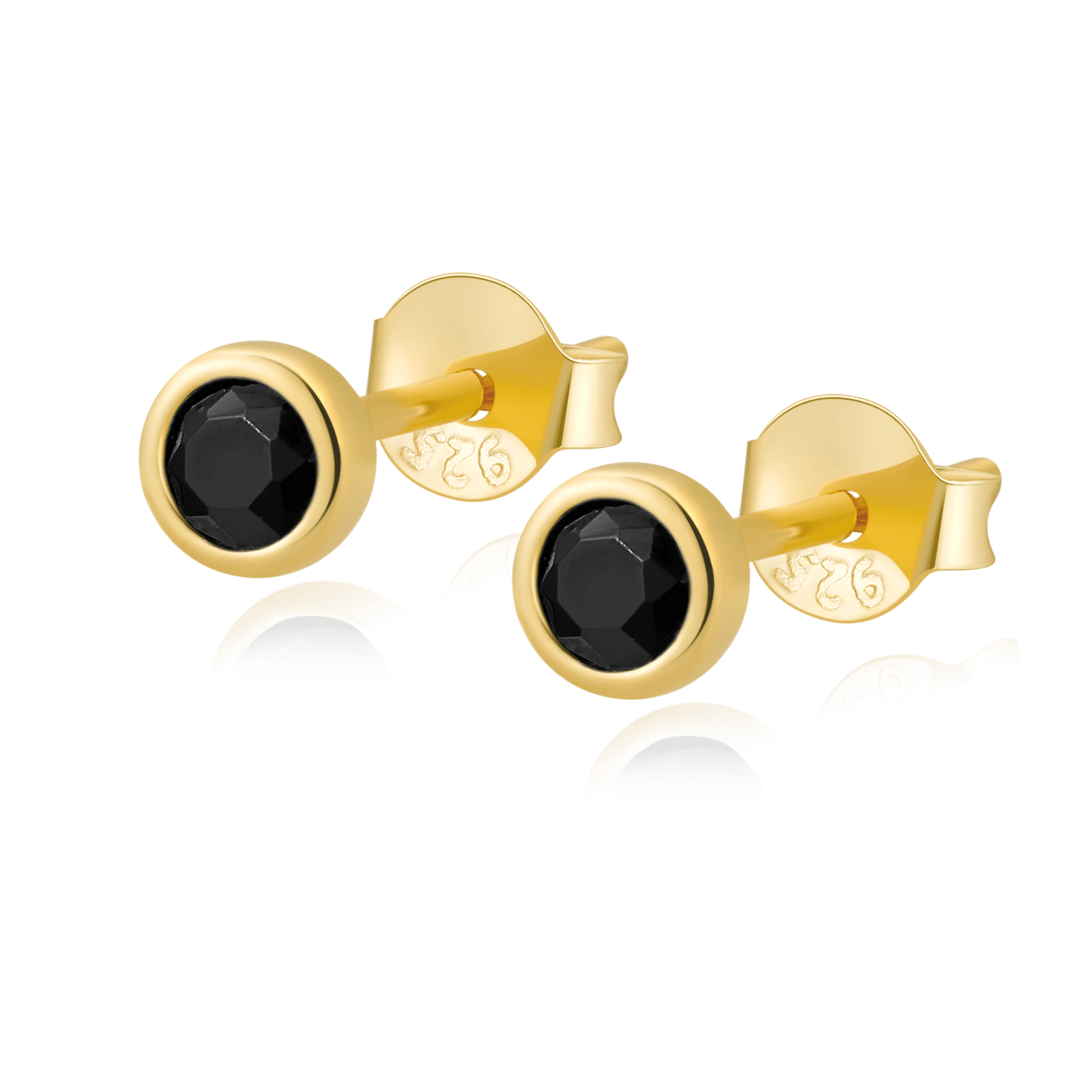 Amira - Boucles cercle en zircone, argent 925 compact et chic
