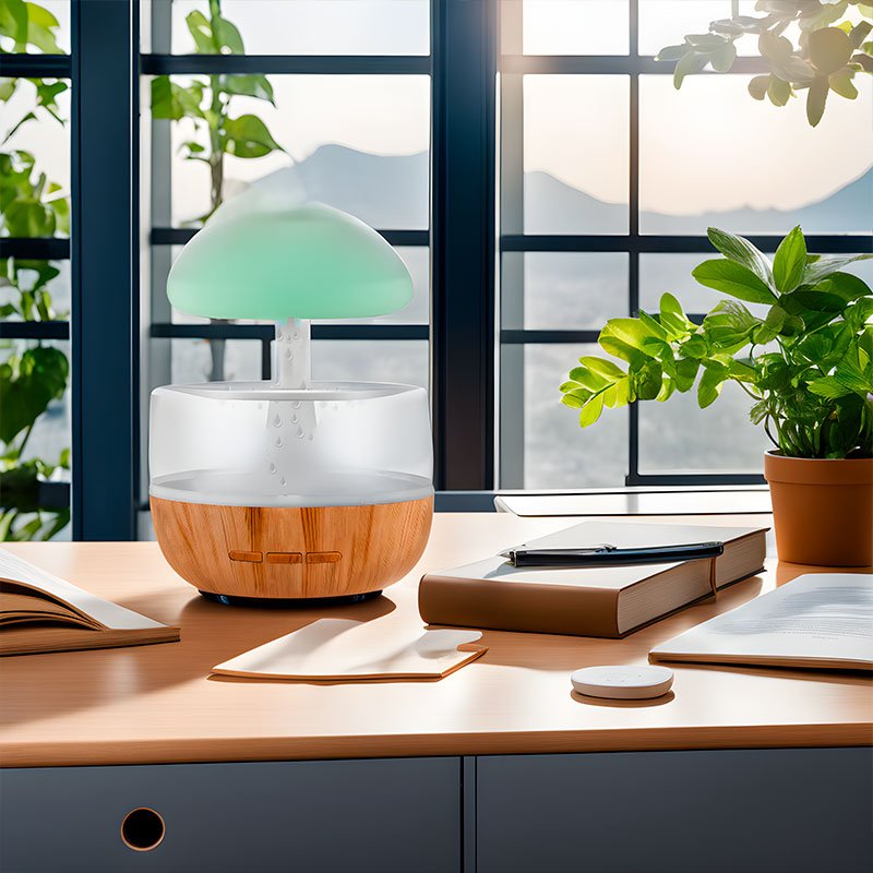 RainCloud – Humidificateur Design Élégant Nuage Pluie