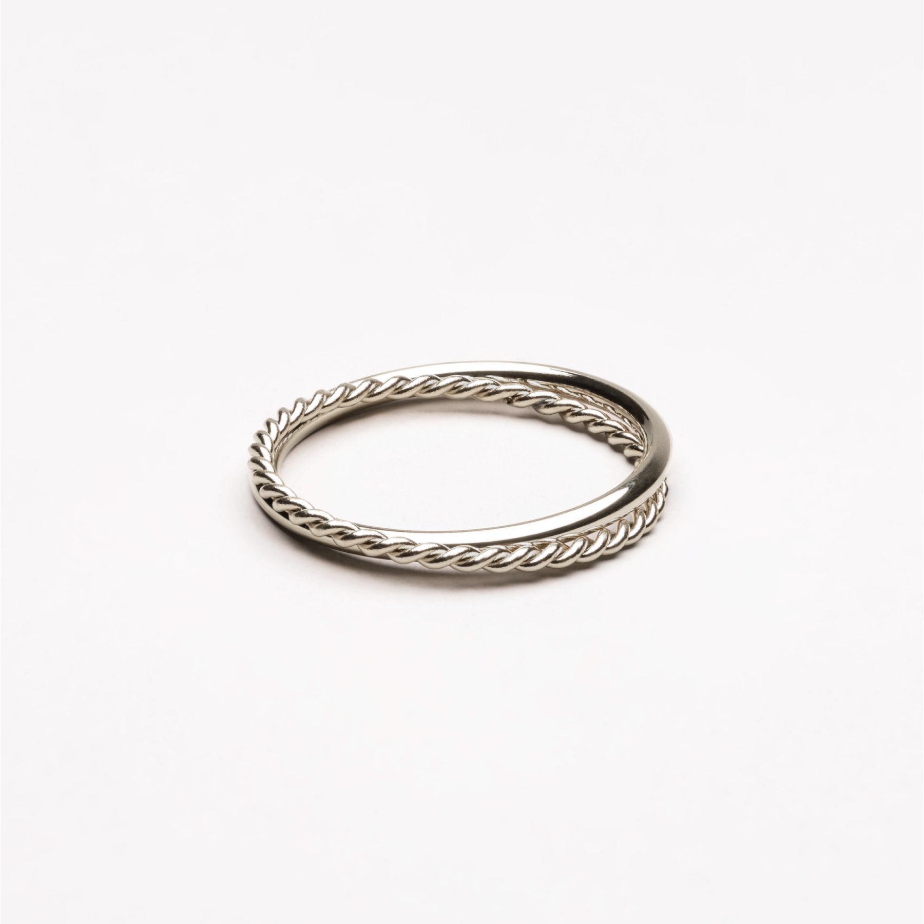 Lyra - Bague double harmonie, éclat et équilibre