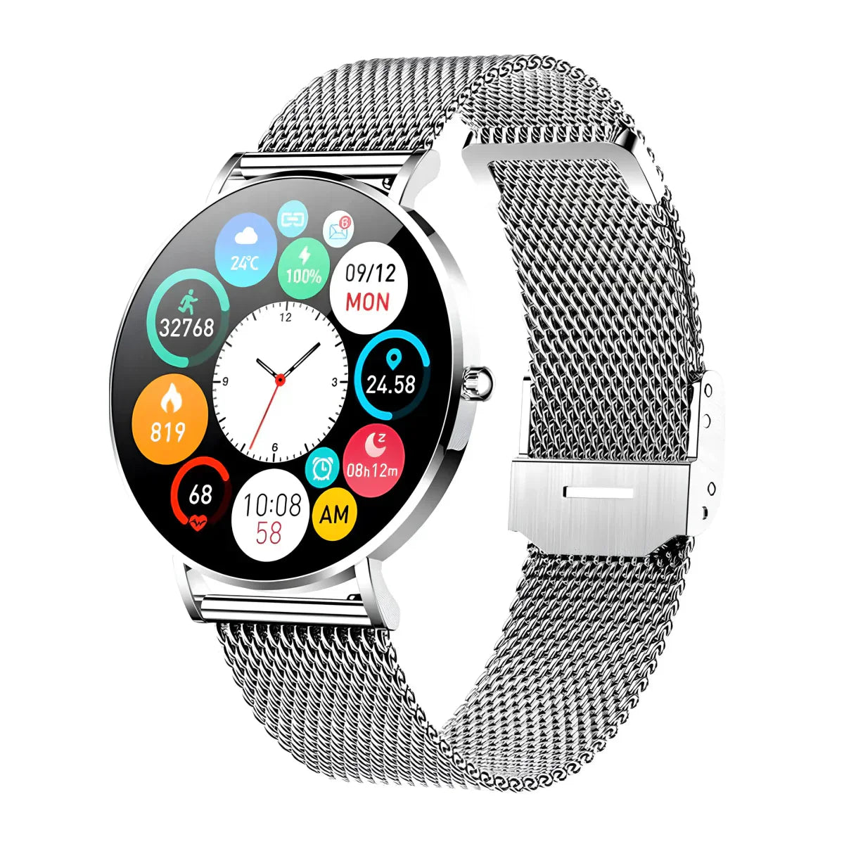 SlimGrace Elite - Smartwatch AMOLED Ultra-Slim Femme