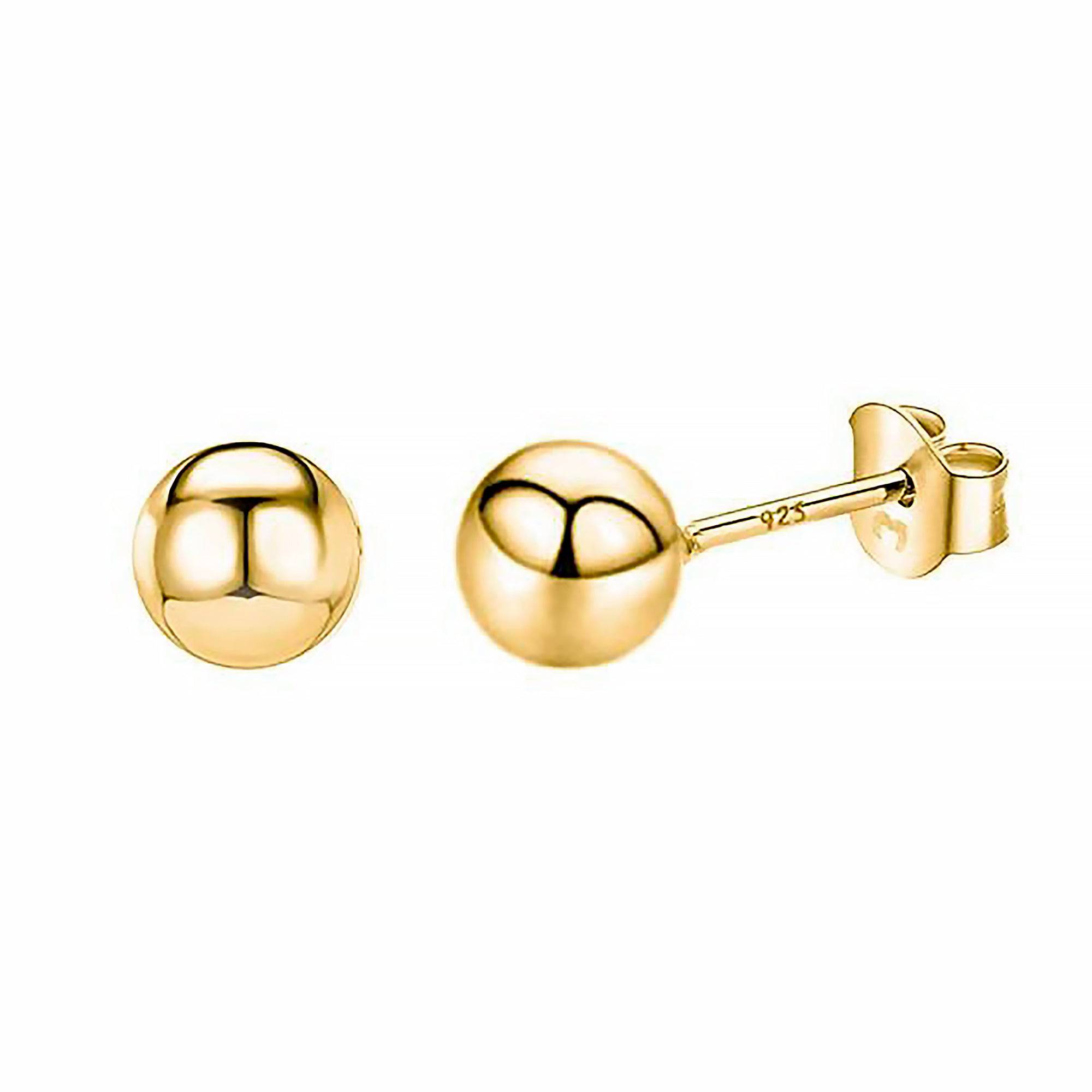 Lunara - Puces d'oreilles rondes minimalistes en argent