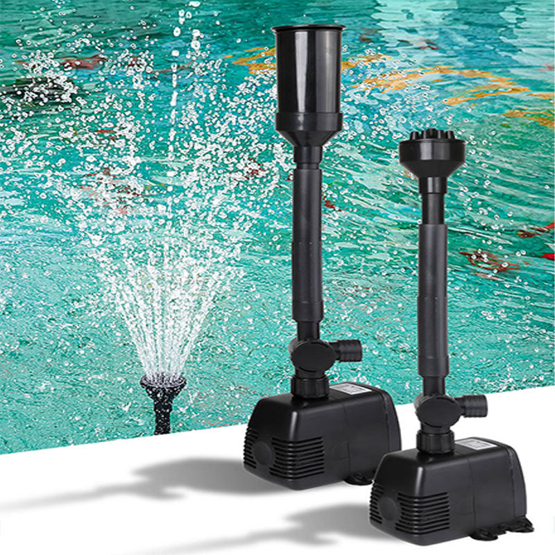 SerenityStream - Pompe de Fontaine avec Éclairage pour Jardin