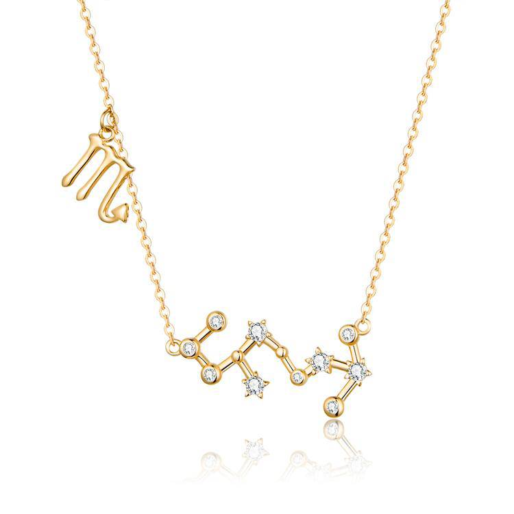 Celestia - Collier astrologie signe du zodiaque personnalisé