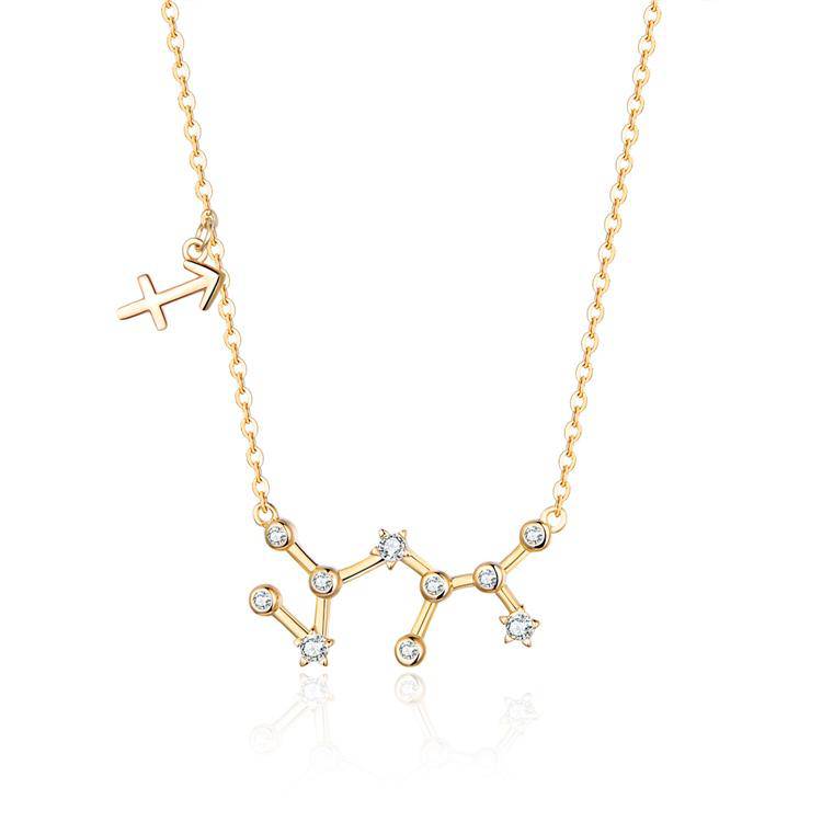 Celestia - Collier astrologie signe du zodiaque personnalisé