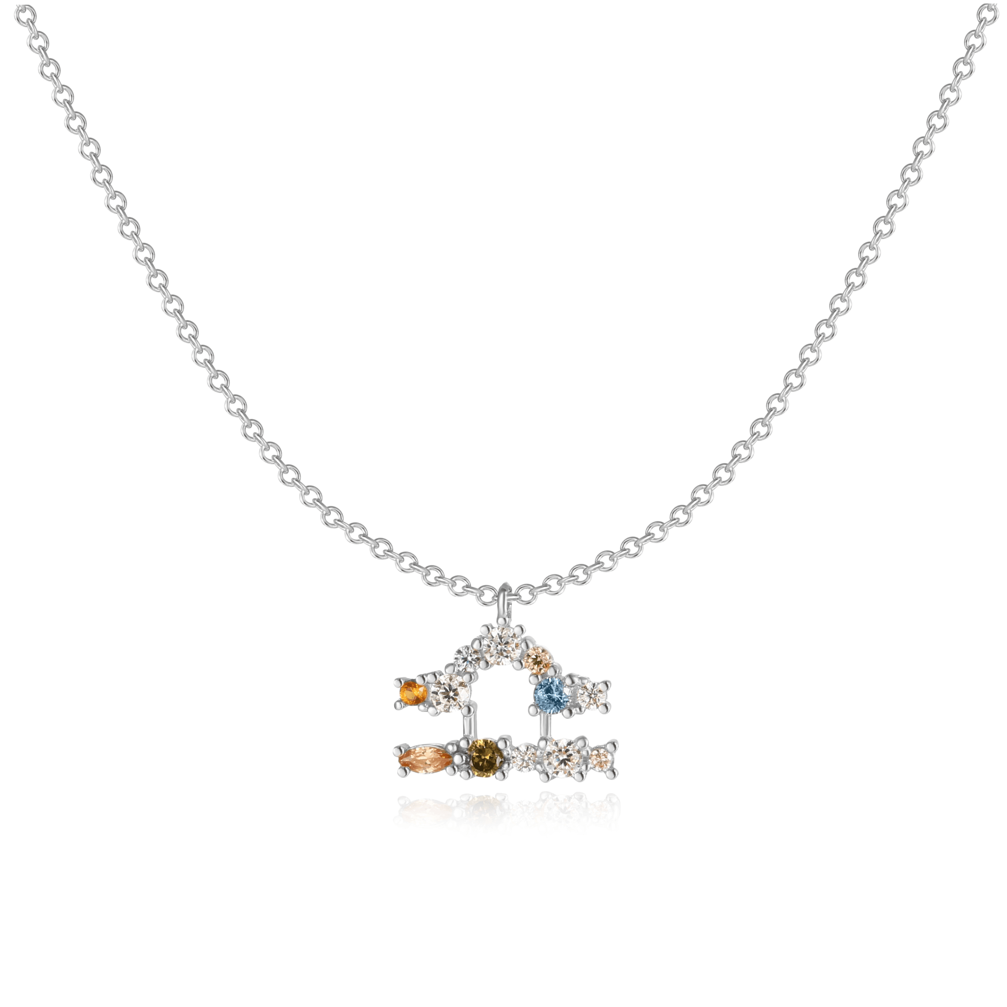Celestia - Collier étoile céleste en argent élégant