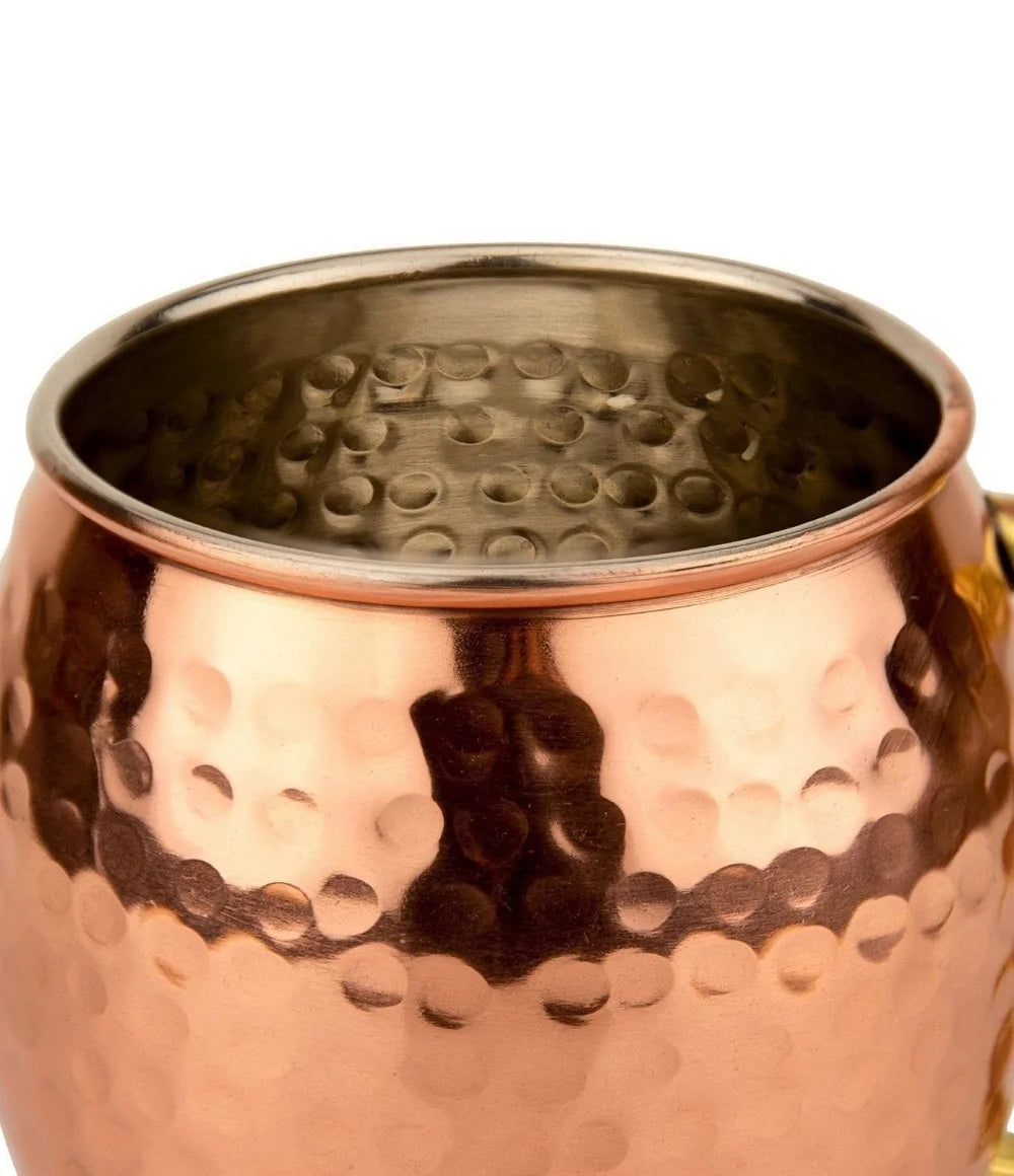 ChillCopper - Set Mugs Cuivre Martelé