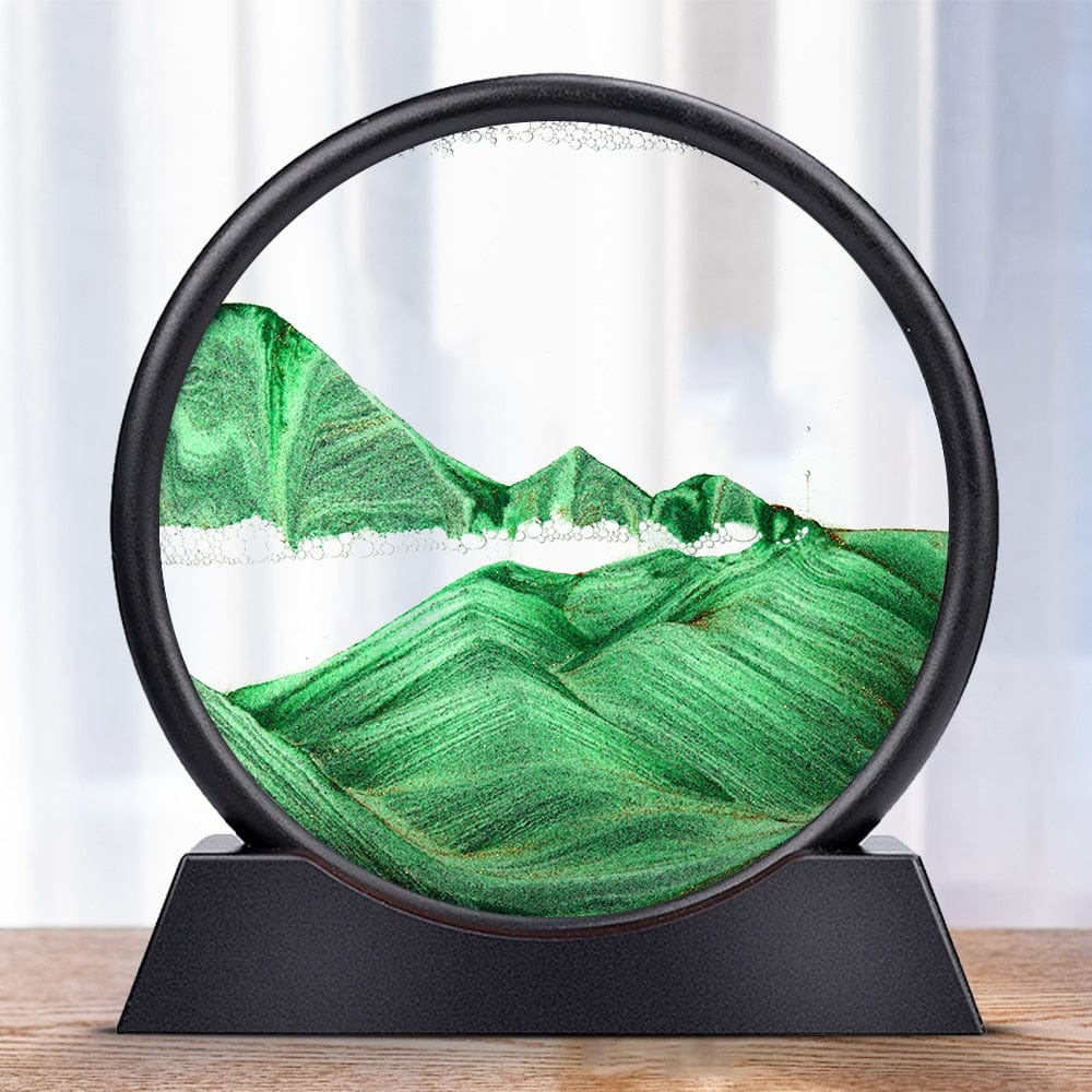 SereniSand - Tableau de Sable en Mouvement pour une Ambiance Apaisante