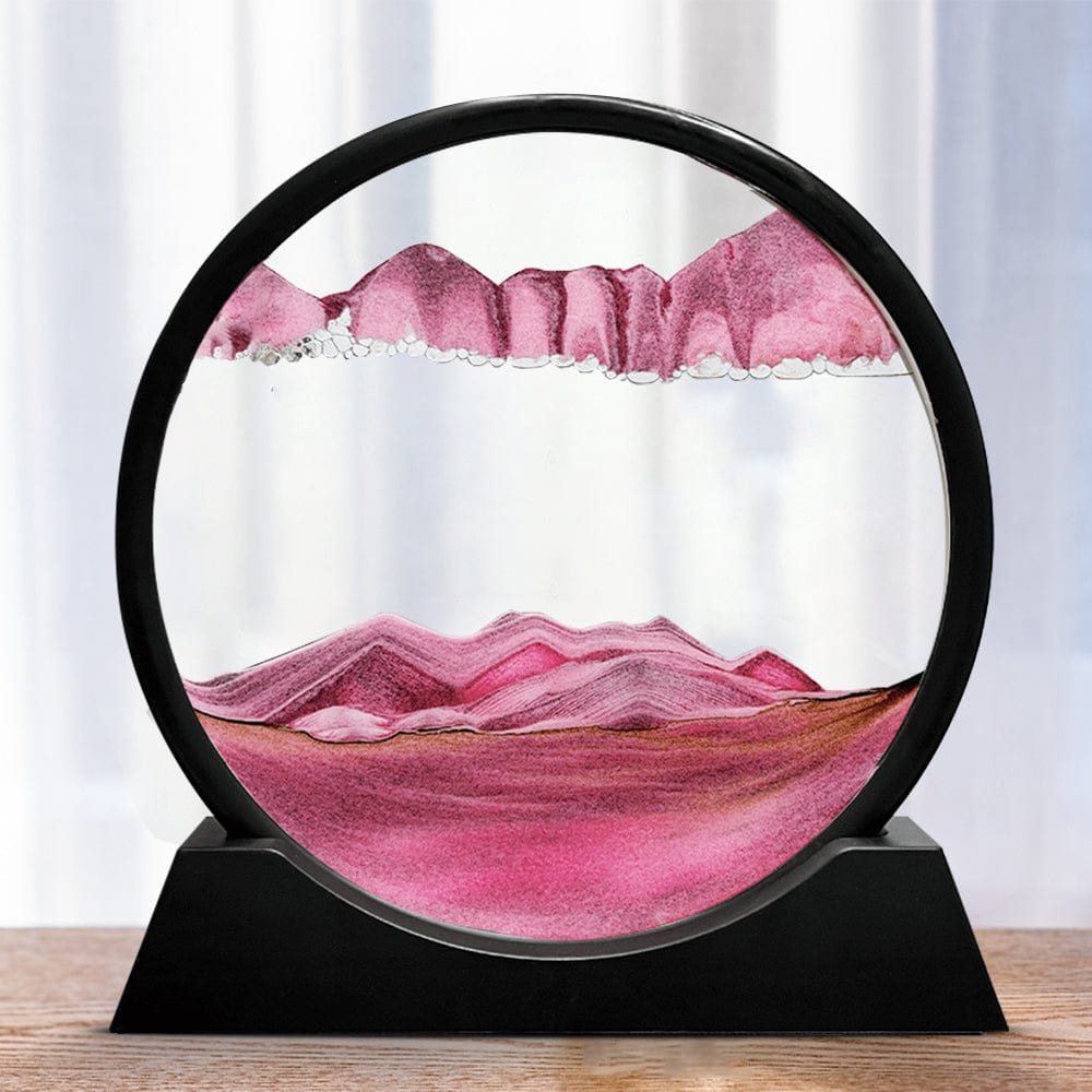 SereniSand - Tableau de Sable en Mouvement pour une Ambiance Apaisante