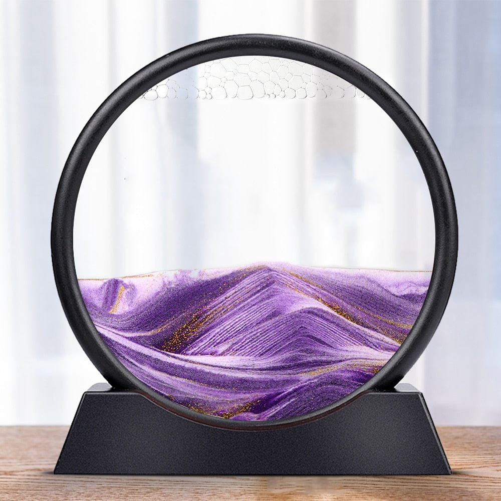 SereniSand - Tableau de Sable en Mouvement pour une Ambiance Apaisante