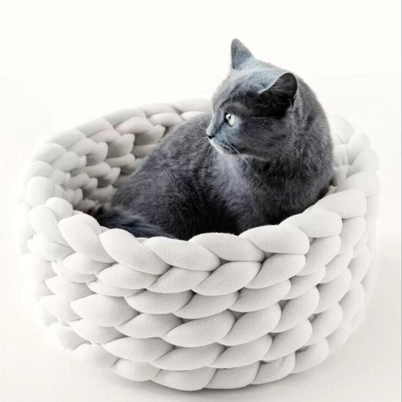 WoollyNest - Panier Stylé et Confortable pour Animaux