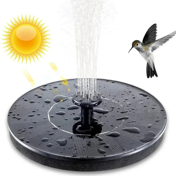 Flowbee - Fontaine solaire élégante pour les oiseaux du jardin
