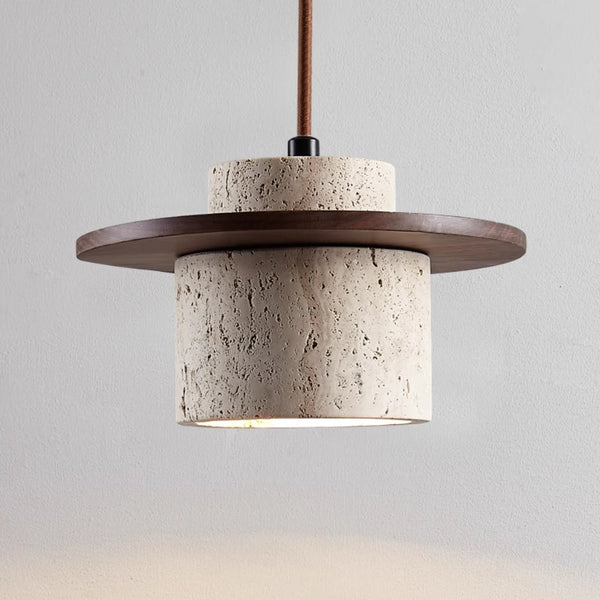 TerraLuxe – Lustre Design en Travertin | Élégance et Raffinement Luxueux